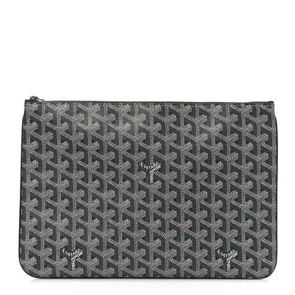 Goyard Goyardine Senat Pochette MM Grey 1 of 10