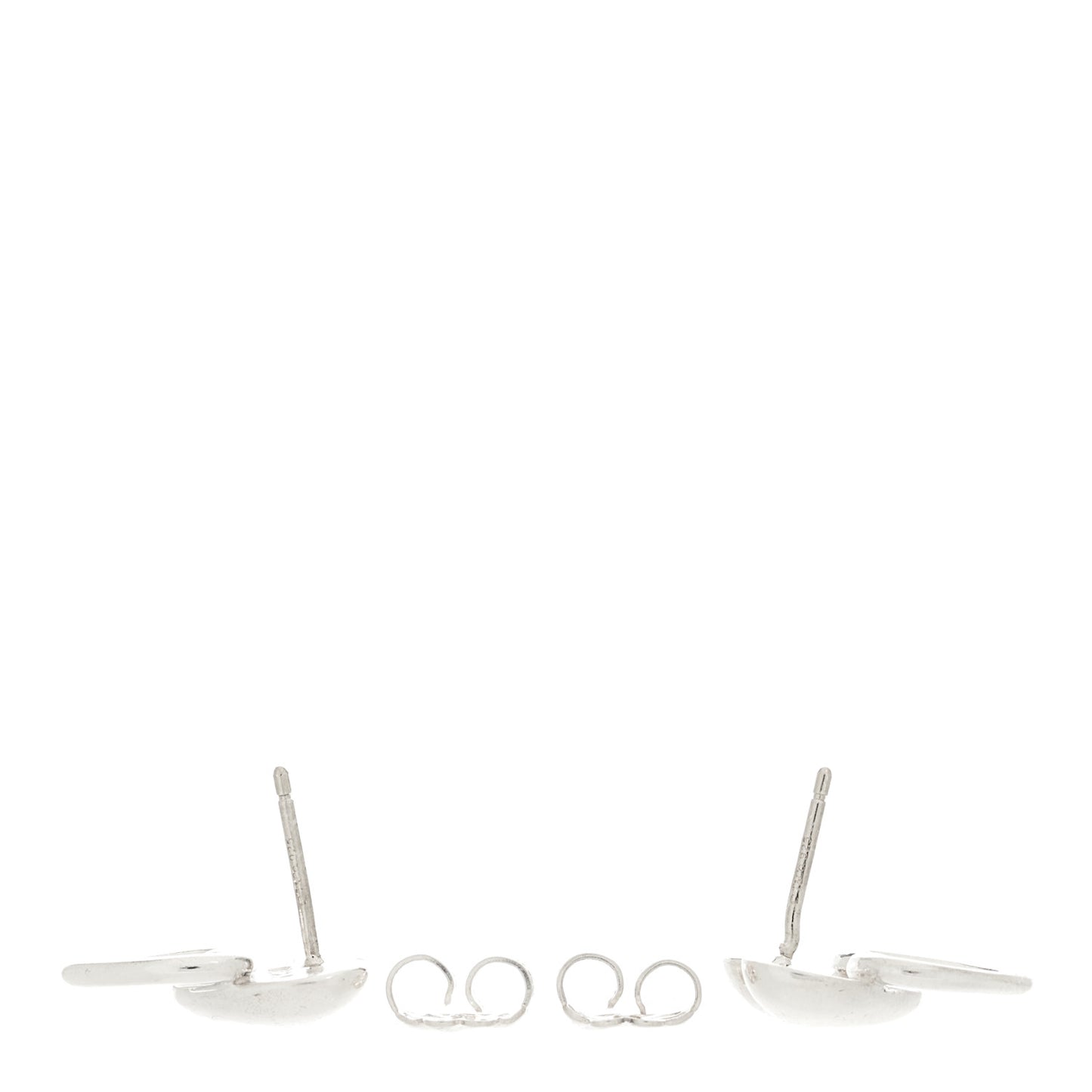 Sterling Silver Double Heart Earrings