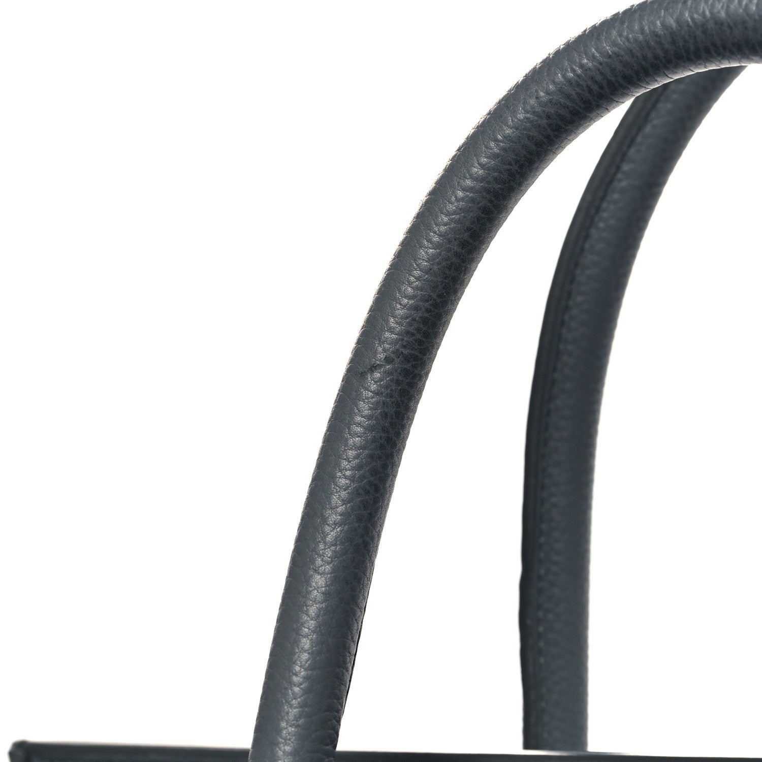 Celine Drummed Calfskin Mini Luggage Kohl 14 of 14