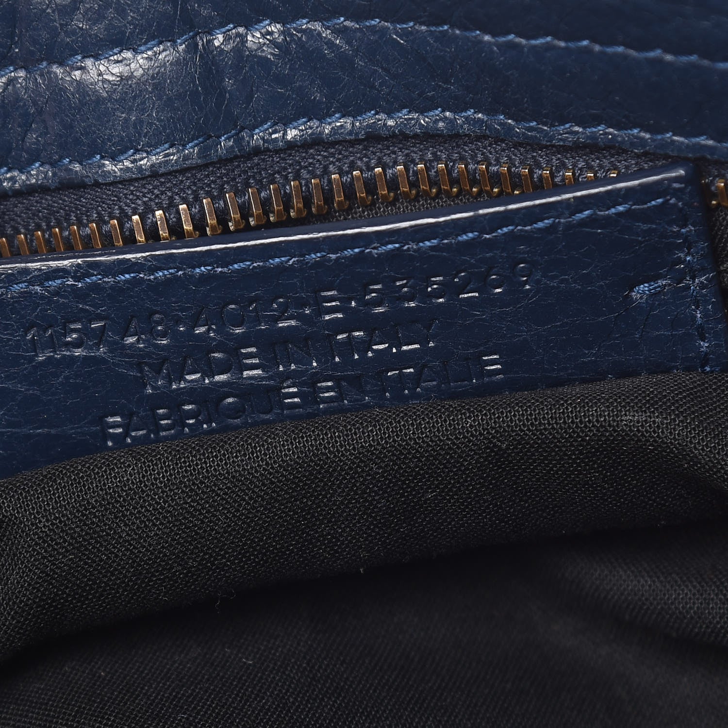 Balenciaga Agneau Classic Hardware City Bleu Obscur 8 of 13