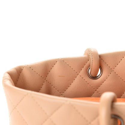Chanel Calfskin Quilted Medium Cambon Tote Beige 9 of 12