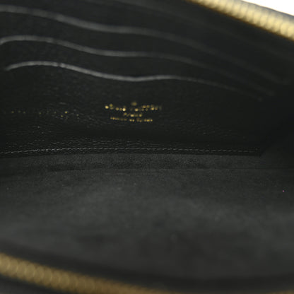 Louis Vuitton Empreinte Double Zip Pochette Black 5 of 10