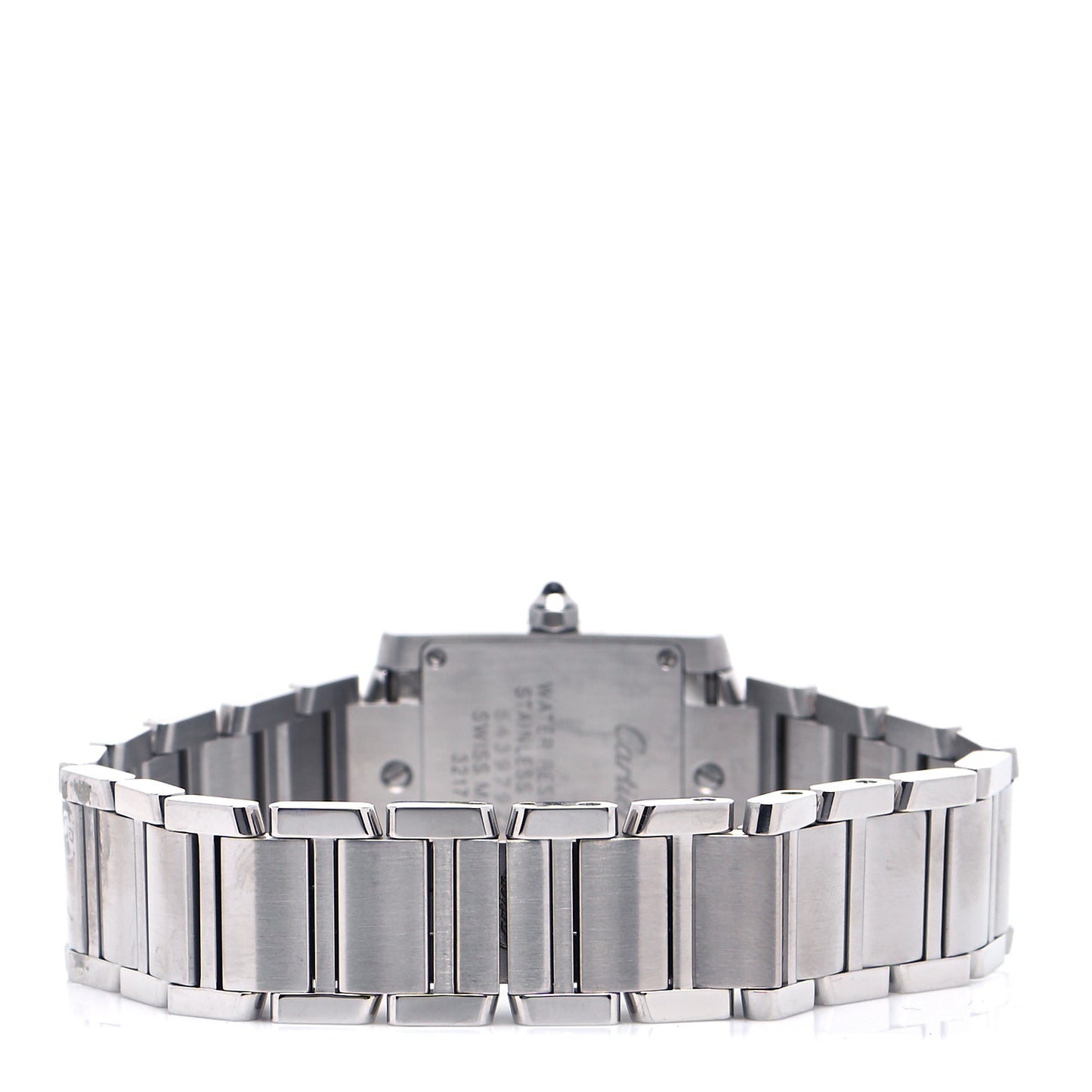 Stainless Steel 20mm Tank Francaise Quartz Watch