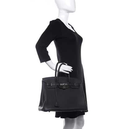 Hermes Togo Birkin 35 Black 2 of 11