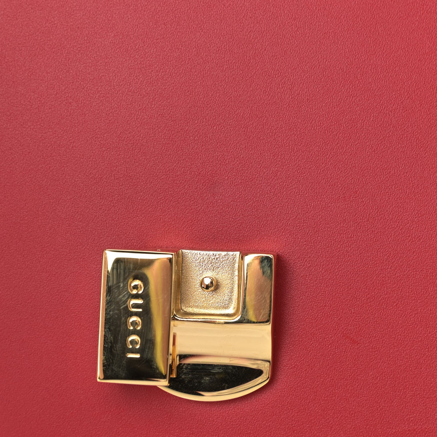 Gucci Calfskin Small Sylvie Shoulder Bag Hibiscus Red 12 of 12
