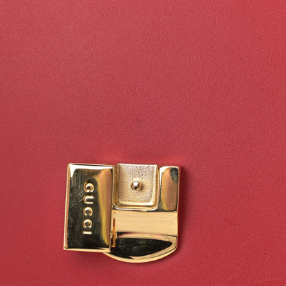 Gucci Calfskin Small Sylvie Shoulder Bag Hibiscus Red 12 of 12