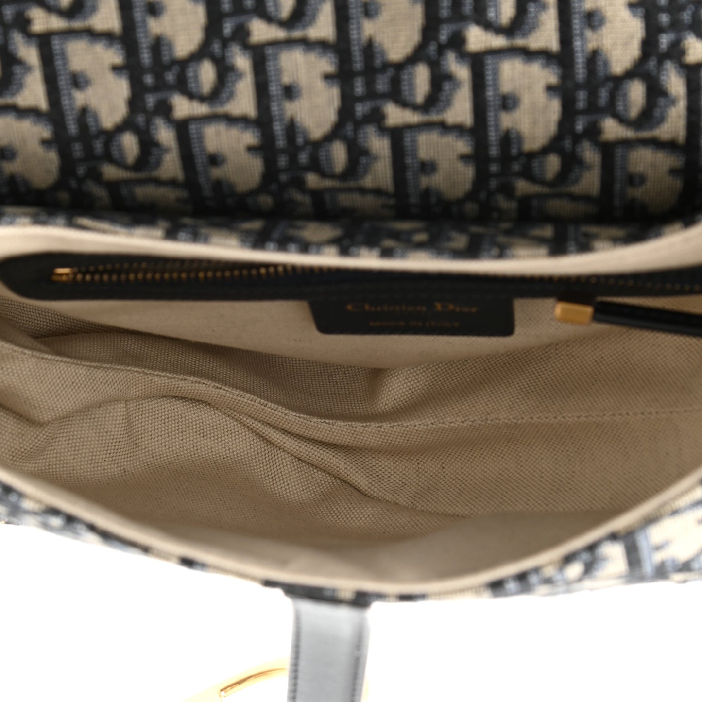 Oblique Saddle Bag Blue