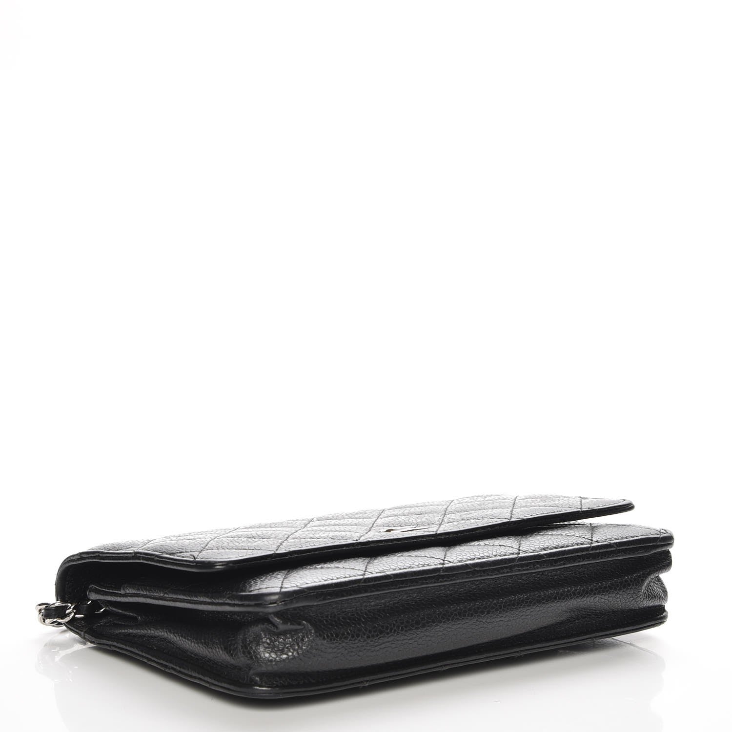 Chanel Caviar Quilted Wallet On Chain WOC Black 3 of 8