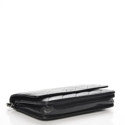Chanel Caviar Quilted Wallet On Chain WOC Black 3 of 8