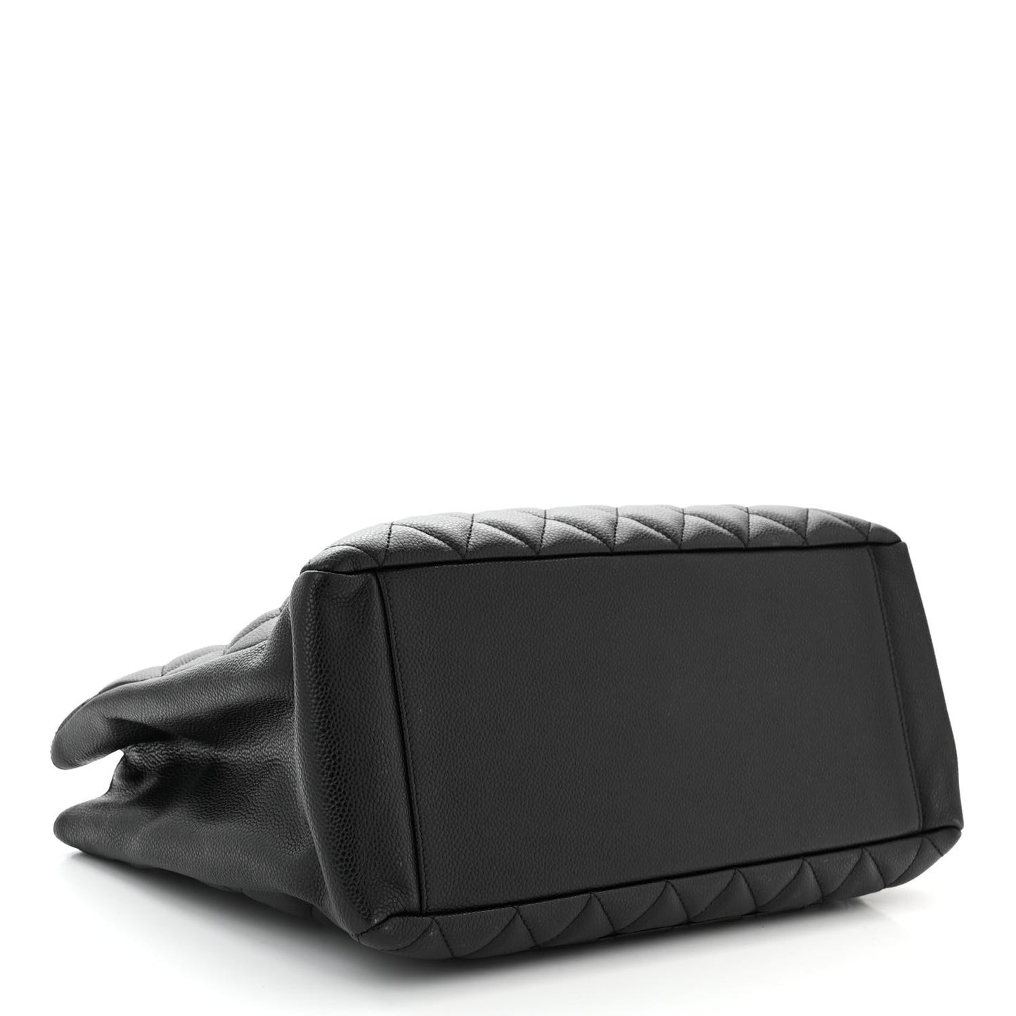 Caviar Quilted Grand Shopping Tote GST Black