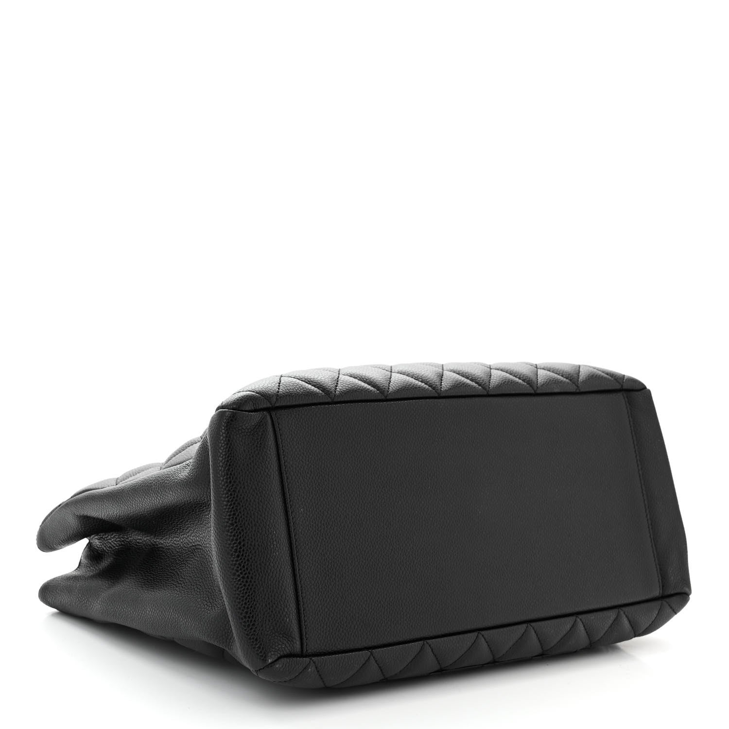 Chanel Caviar Quilted Grand Shopping Tote GST Black 4 of 11
