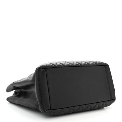 Chanel Caviar Quilted Grand Shopping Tote GST Black 4 of 11