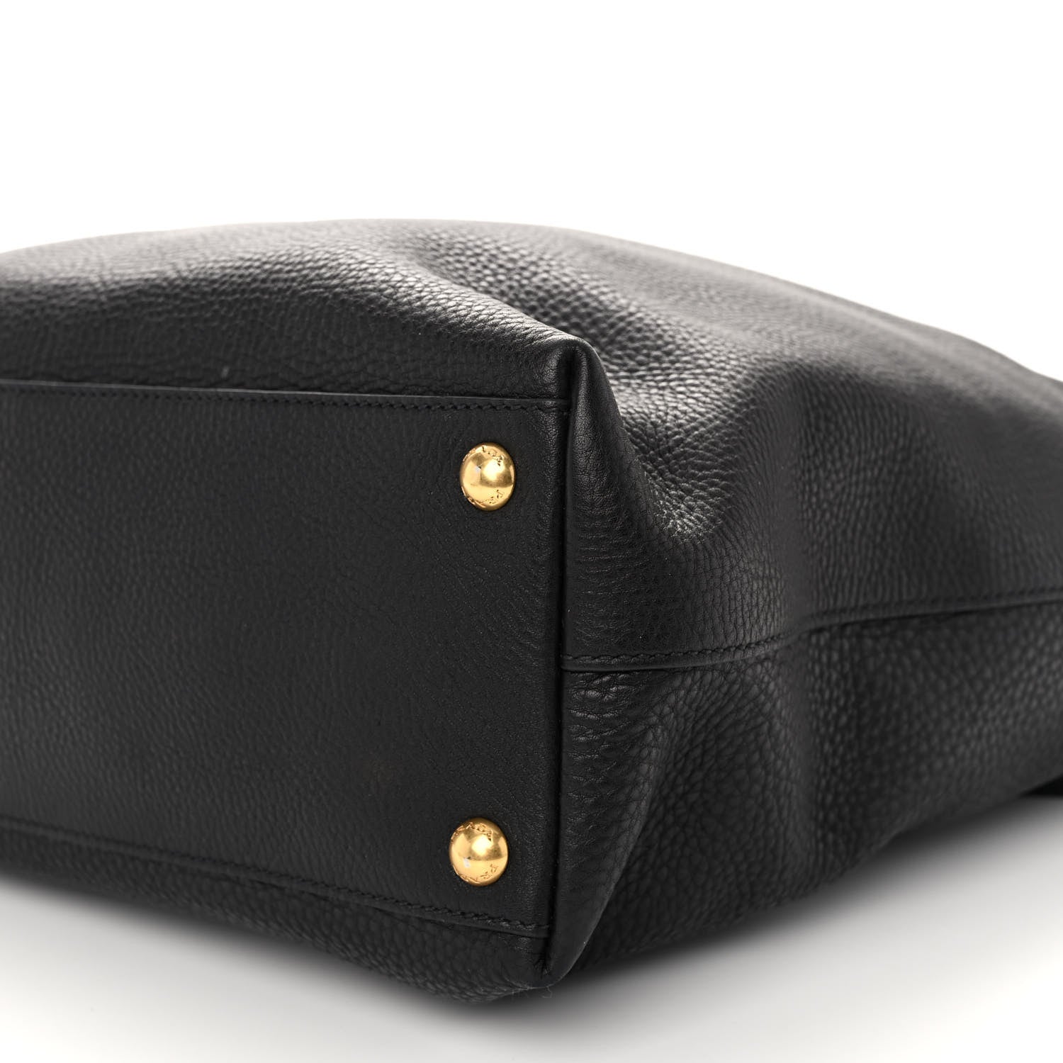 Prada Vitello Daino Shopping Tote Black 9 of 15
