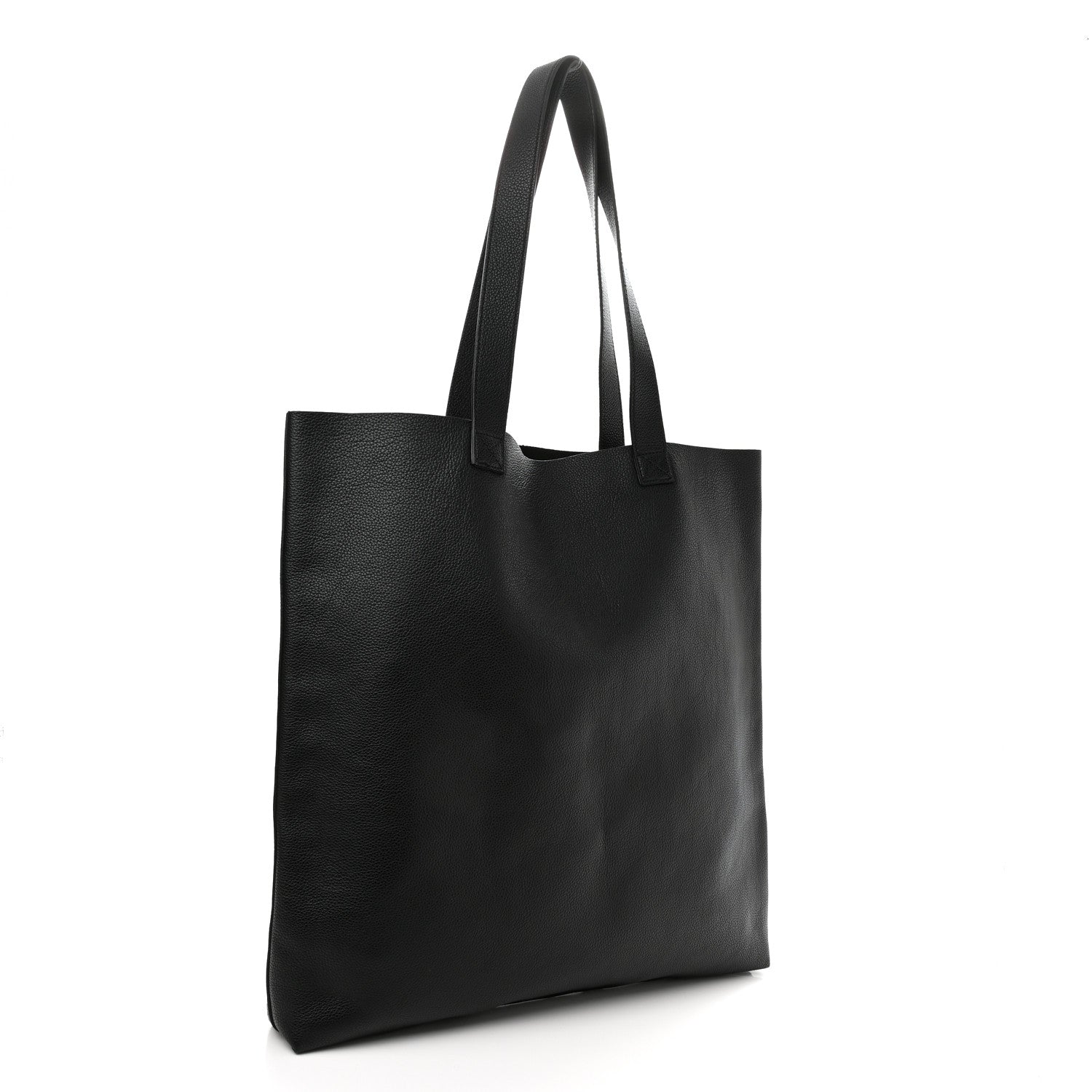 Gucci Calfskin Mens Logo Vertical Shopping Tote Black 3 of 10