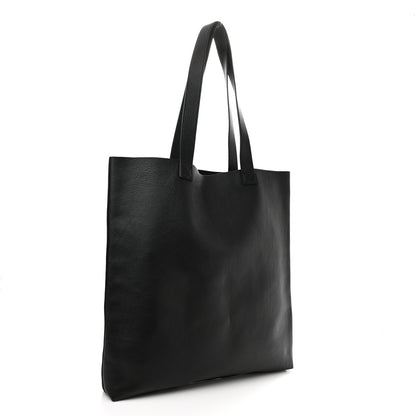 Gucci Calfskin Mens Logo Vertical Shopping Tote Black 3 of 10