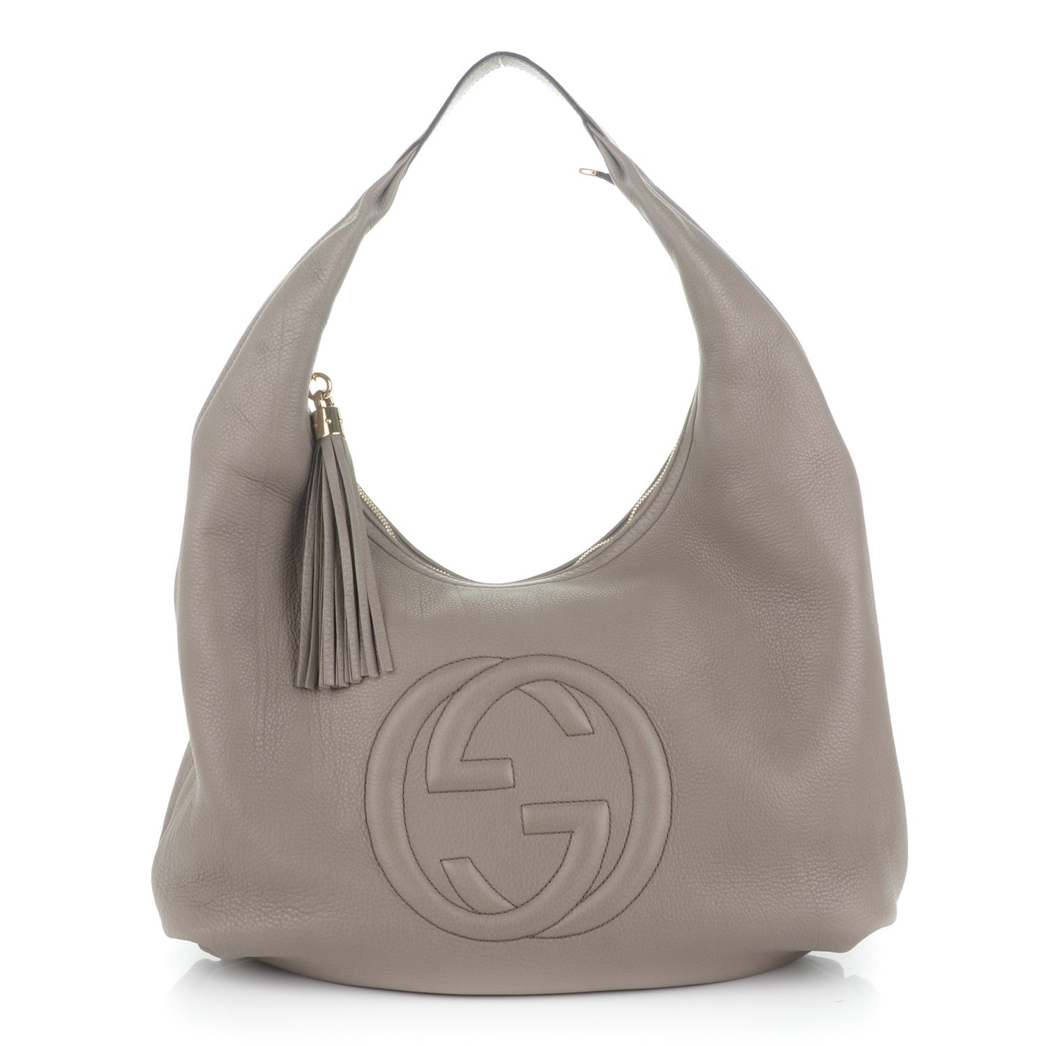 Gucci Pebbled Calfskin Large Soho Hobo New Fango 1 of 7