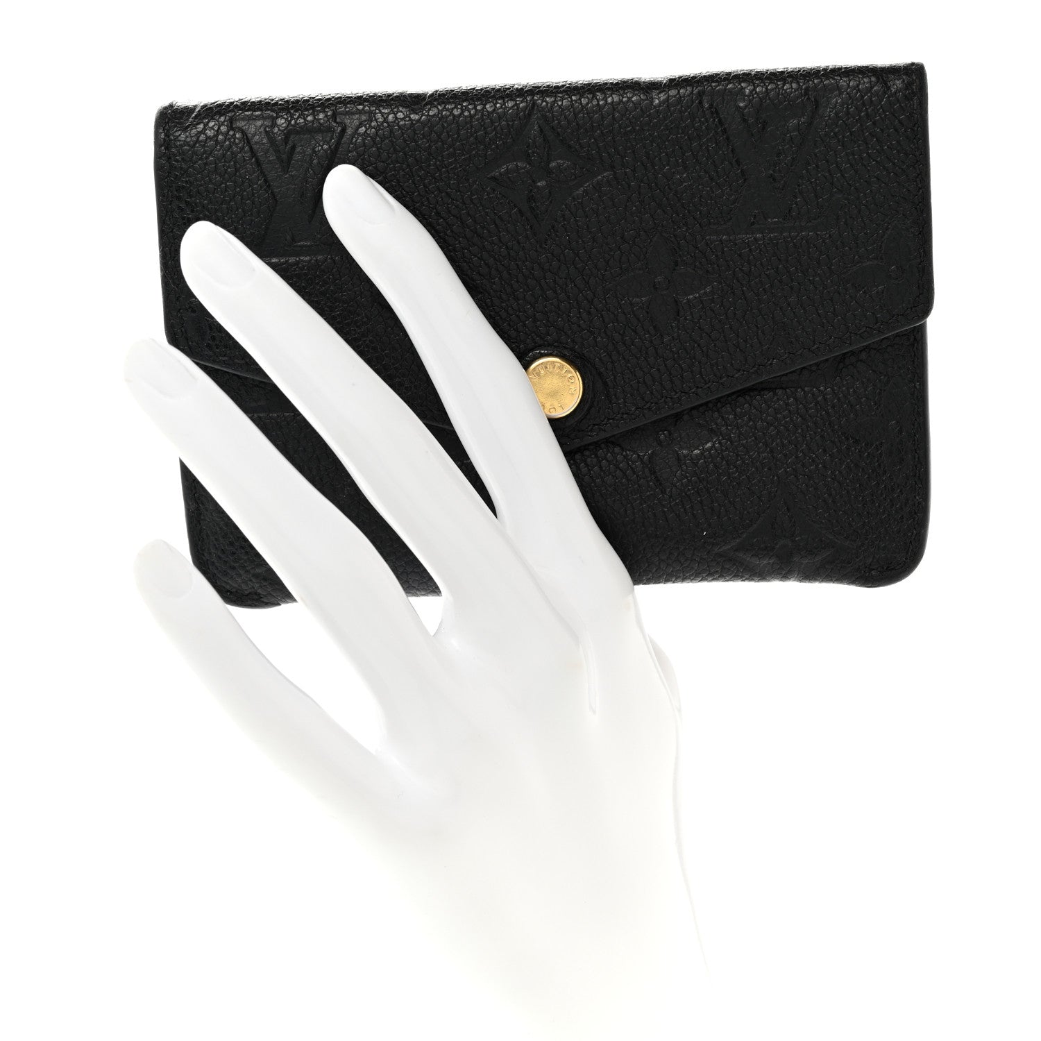 Louis Vuitton Empreinte Key Pouch Black 2 of 7