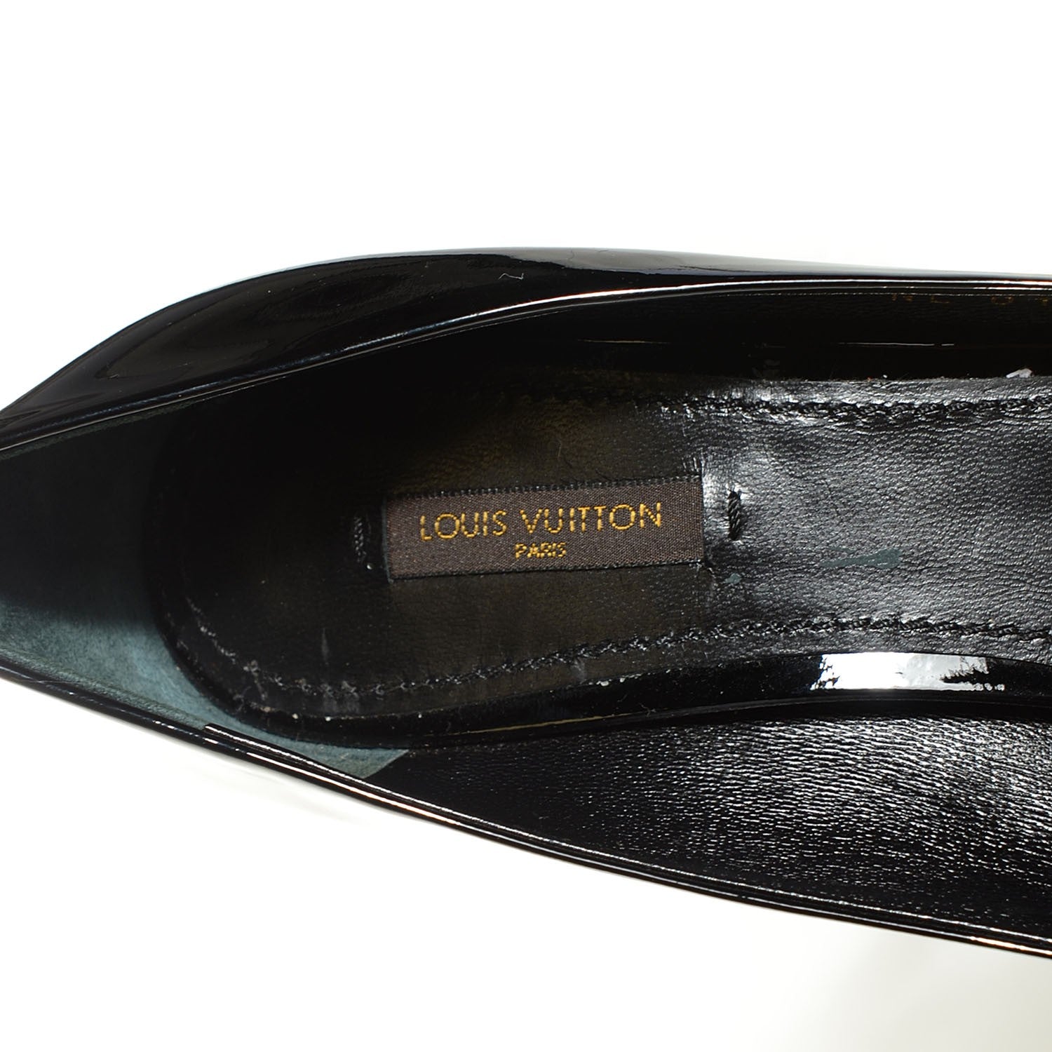 Louis Vuitton Patent Calfskin Oh Really Pumps 39 Black 8 of 8