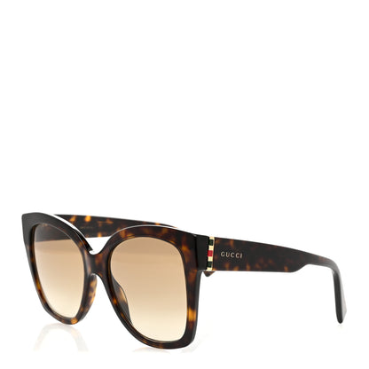 Gucci Acetate Square Frame Sunglasses GG0459S Tortoise 1 of 8