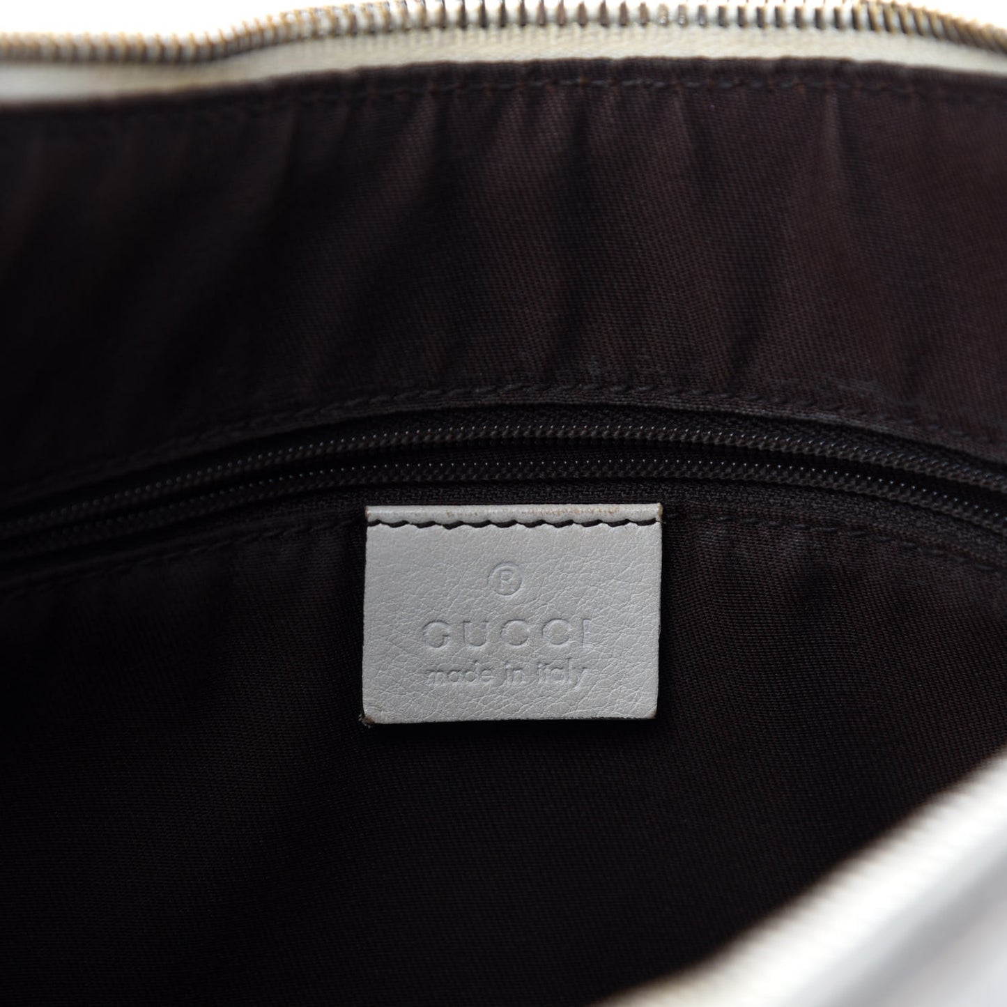 Monogram Large D Gold Hobo Off White