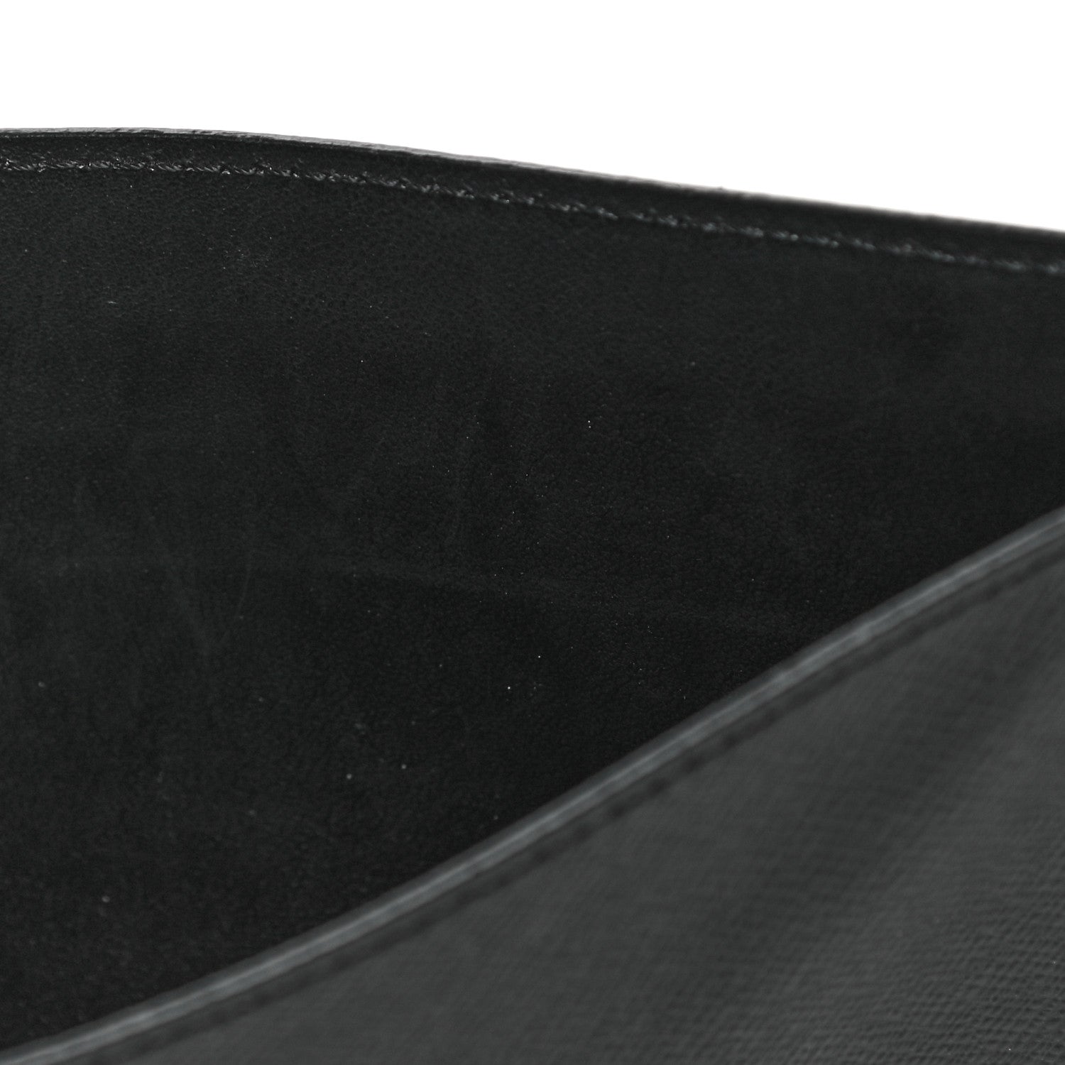 Louis Vuitton Calfskin Felicie Chain Wallet Card Holder Insert Black 9 of 9