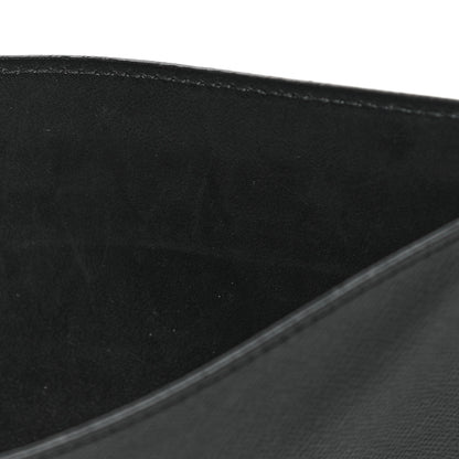 Louis Vuitton Calfskin Felicie Chain Wallet Card Holder Insert Black 9 of 9