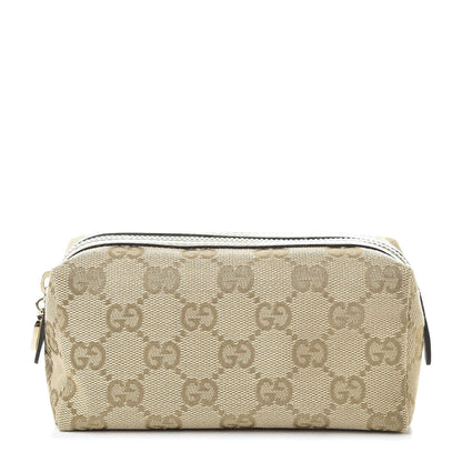 Gucci Monogram Small Cosmetic Case Metallic Green 1 of 8