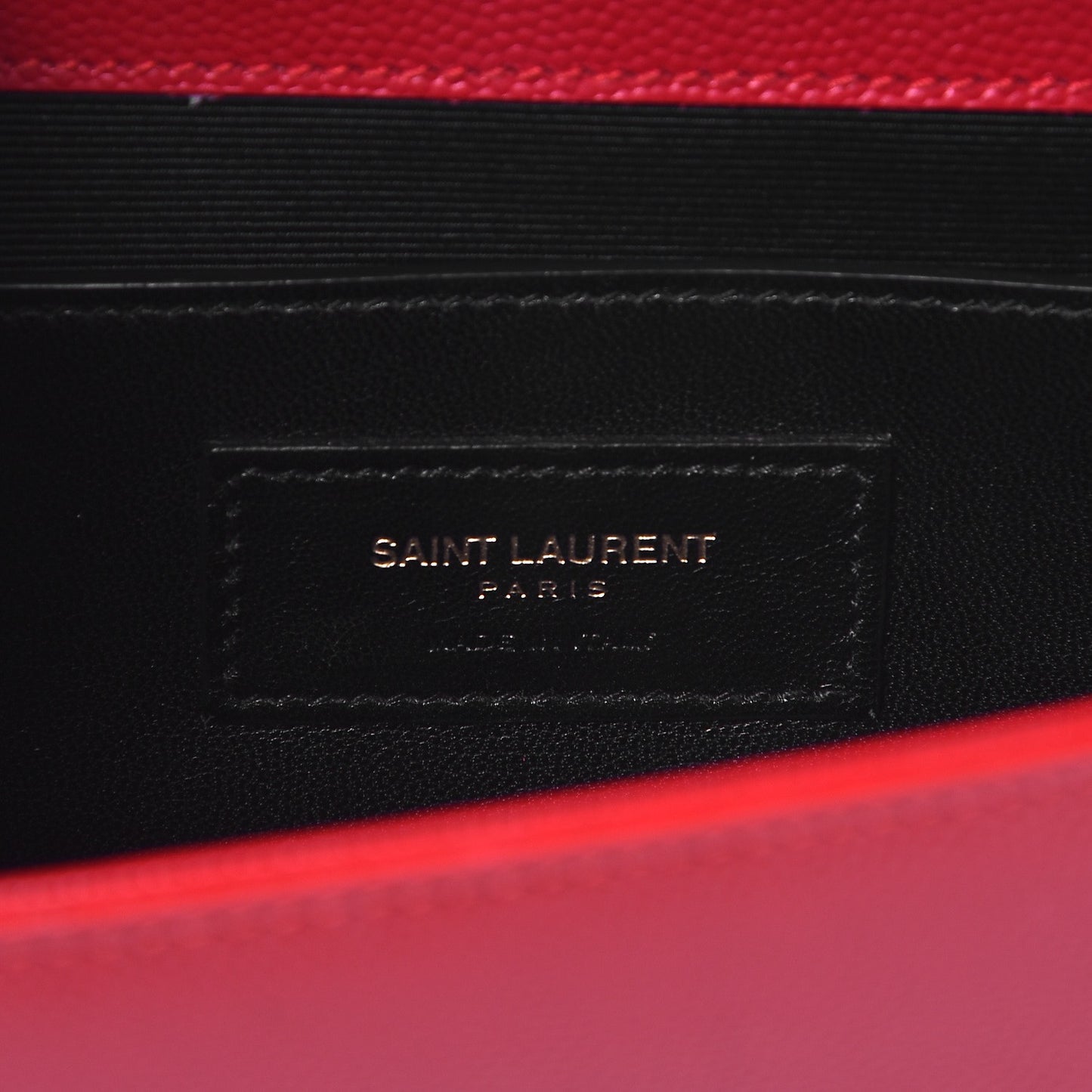 Grain De Poudre Classic Monogram Cassandre Clutch New Red