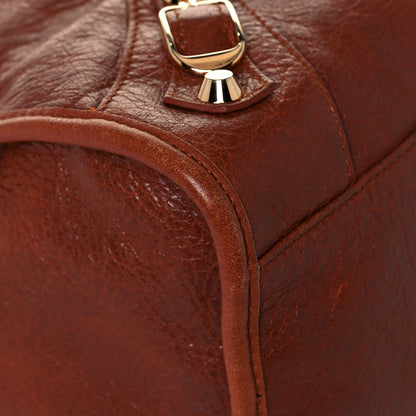 Balenciaga Agneau Classic Gold Hardware City Marron Cognac 9 of 12