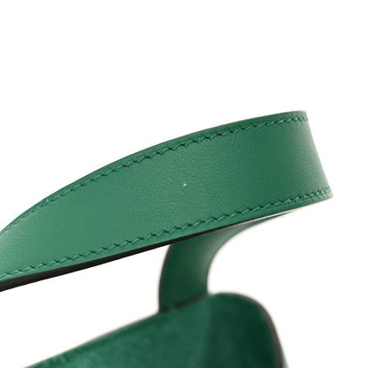 Hermes Taurillon Clemence Swift In-The-Loop 23 Bag Vert Vertigo 11 of 11