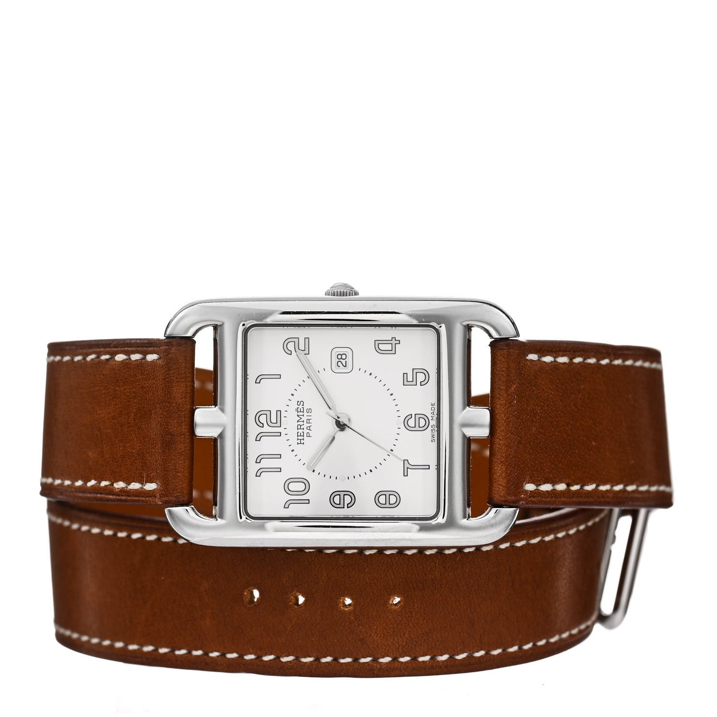 Stainless Steel Barenia 29mm Cape Cod Double Tour Quartz Watch Fauve