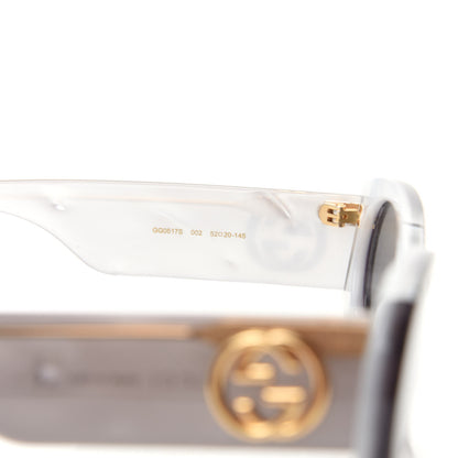 Gucci Acetate Oval Sunglasses GG0517S Grey 6 of 8