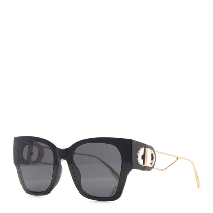 Christian Dior Rectangular 30 Montaigne 1 Sunglasses Black Gold 1 of 7