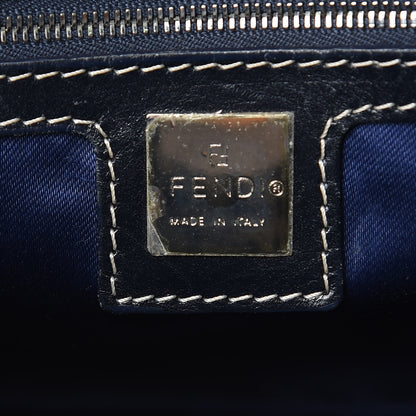Fendi Zucchino Mama Baguette Navy 6 of 13