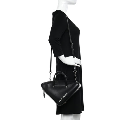 Balenciaga Calfskin S Triangle Duffle Black 2 of 23