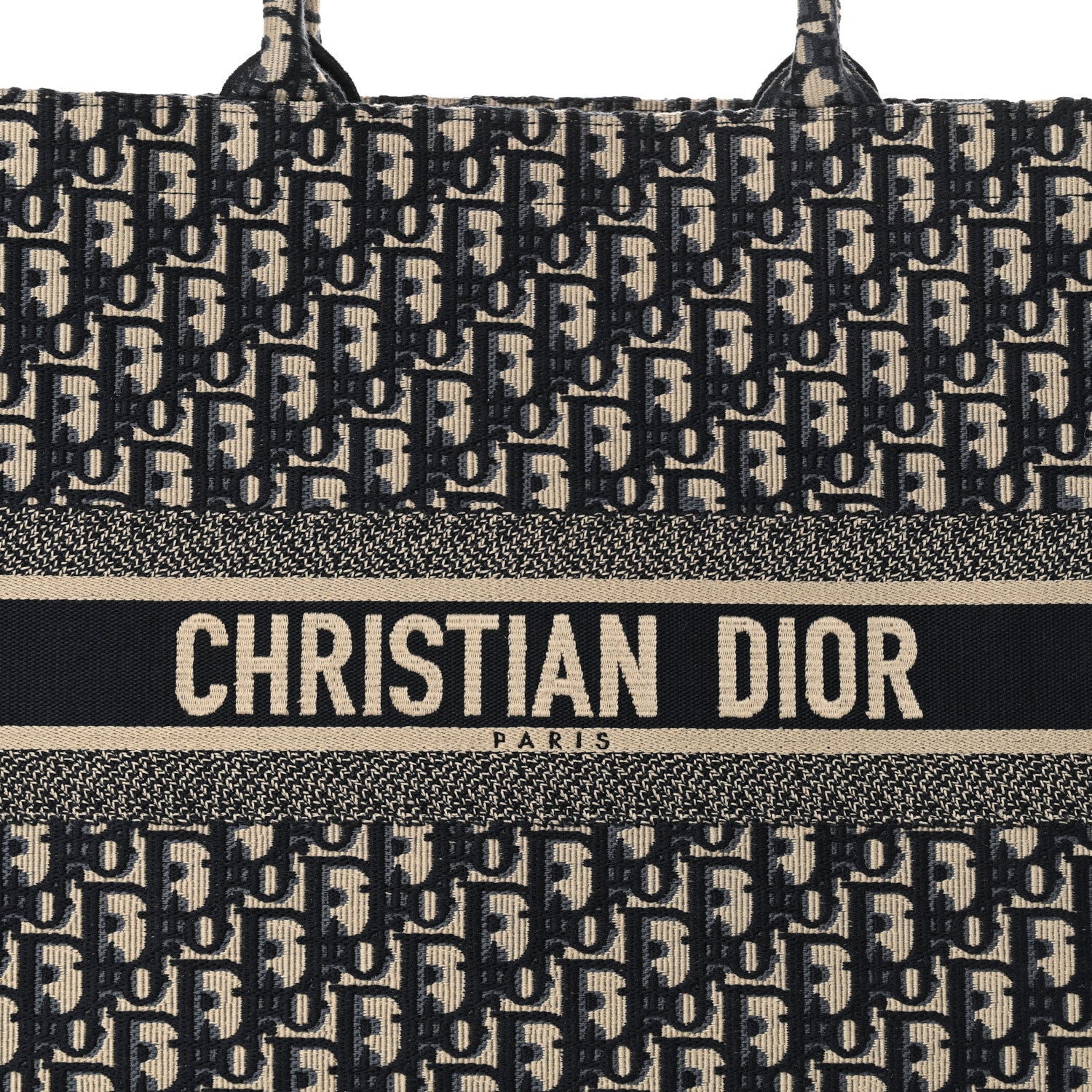 Christian Dior Oblique Large Book Tote Blue Multicolor 8 of 12