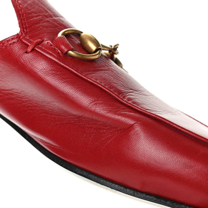 Gucci Malaga Kid Womens Princetown Slippers 34.5 Hibiscus Red 12 of 12