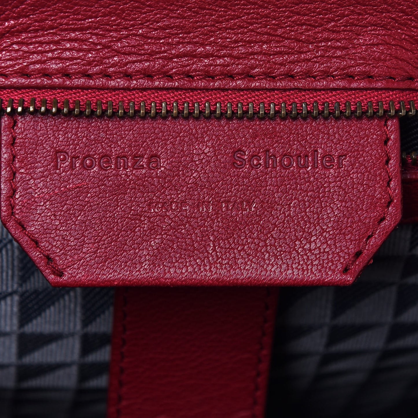 Lambskin Medium PS1 Satchel Red