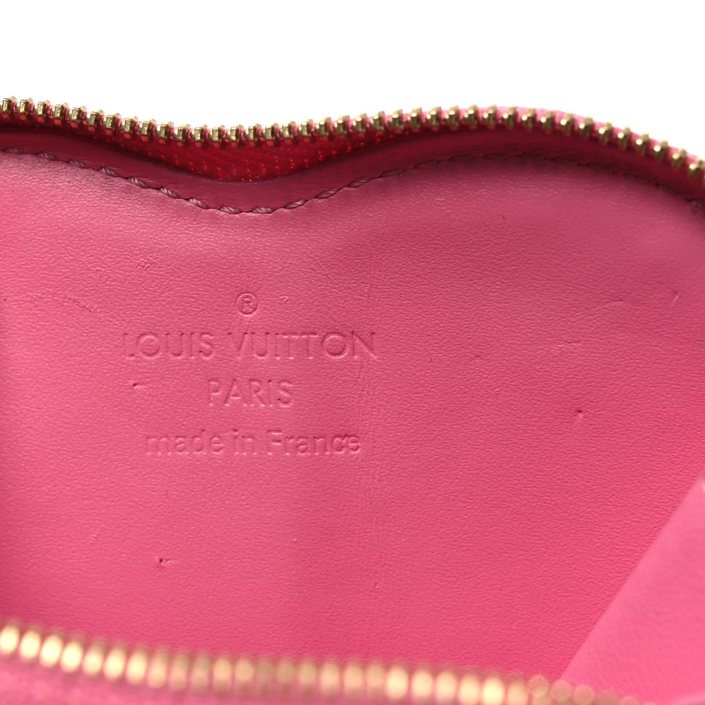 Vernis Flower Heart Coin Purse Light Pink