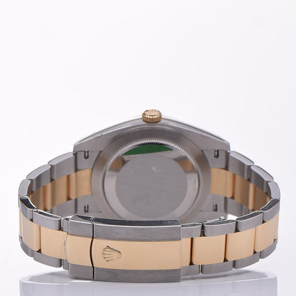 Rolex Stainless Steel 18K Yellow Gold 41mm Oyster Perpetual Datejust Watch Champagne 126333 4 of 10