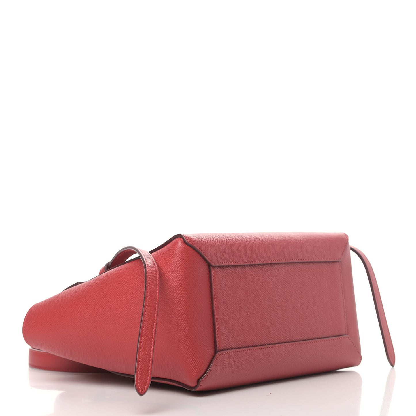Baby Grained Calfskin Micro Belt Bag Poppy