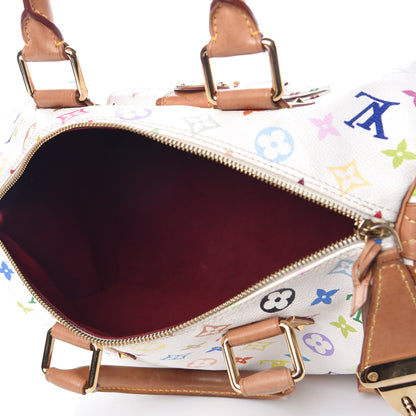 Louis Vuitton Monogram Multicolor Speedy 30 White 5 of 14