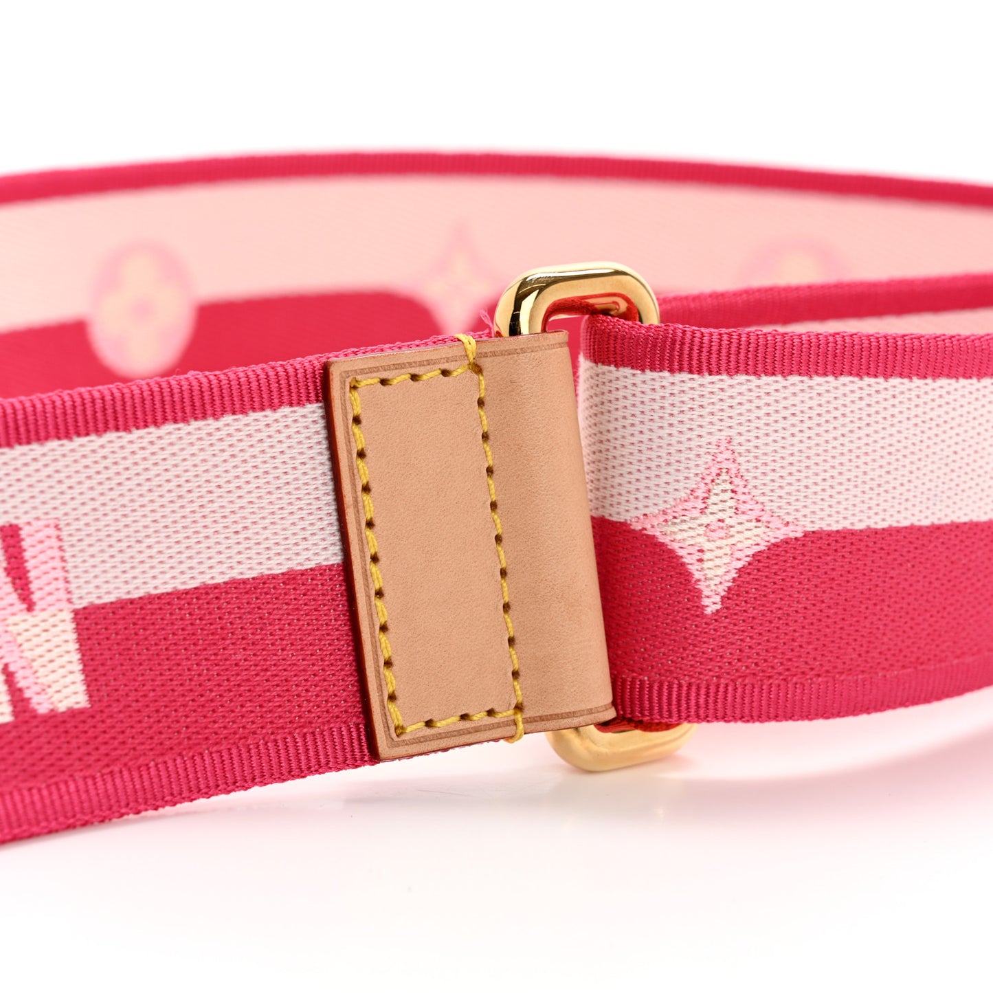 Jacquard Neverfull BB Shoulder Strap Pink Peony