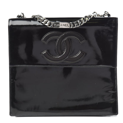 Chanel Vinyl CC Flap Bag Black 1 of 19