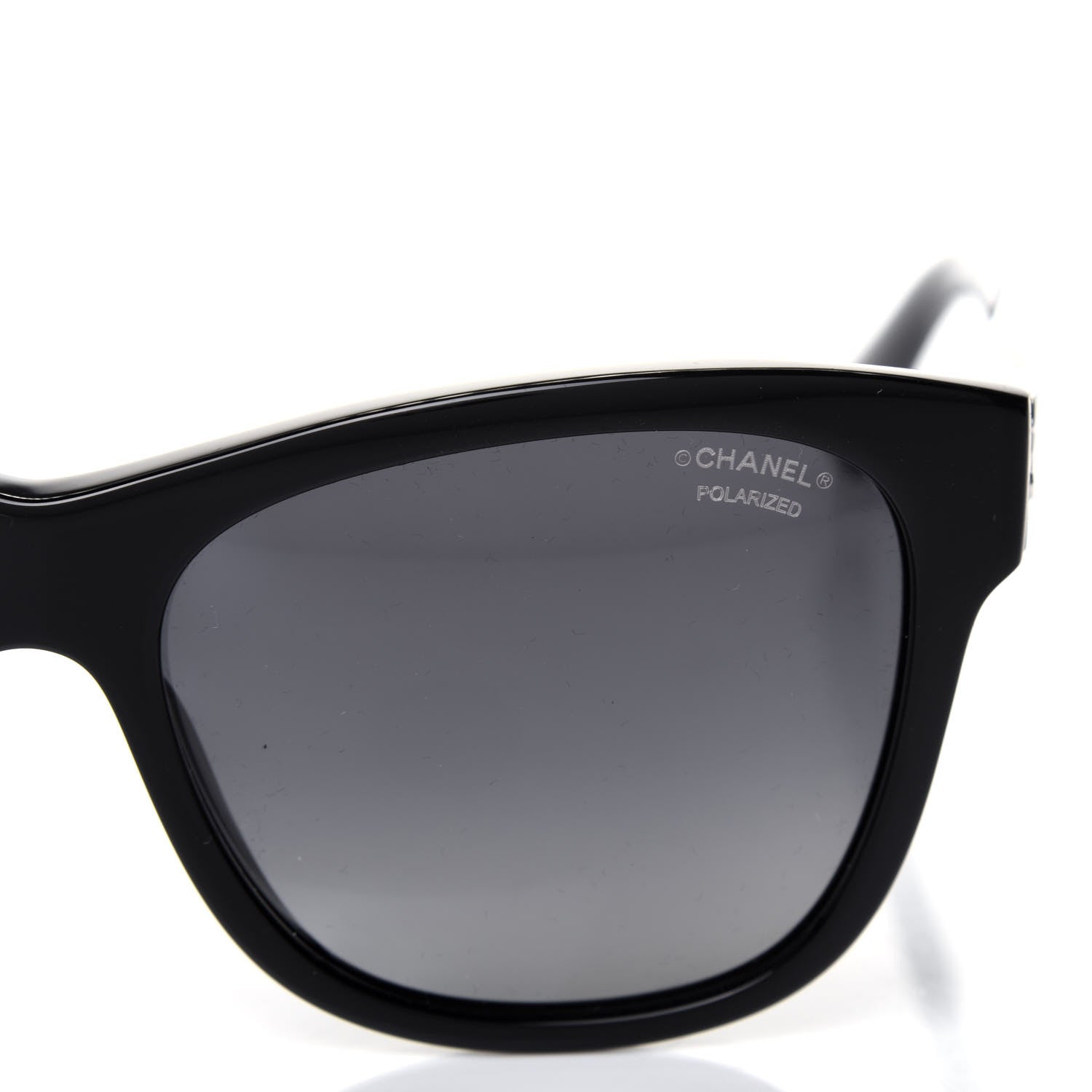 Chanel Acetate Square CC Sunglasses 5380 Black 7 of 8