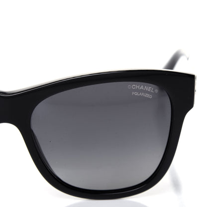 Chanel Acetate Square CC Sunglasses 5380 Black 7 of 8
