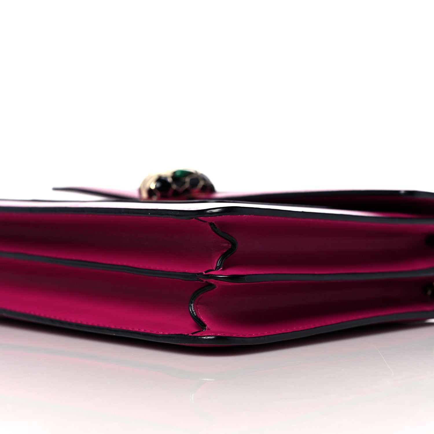 Bulgari Calfskin Serpenti Forever Shoulder Bag Pink 10 of 17