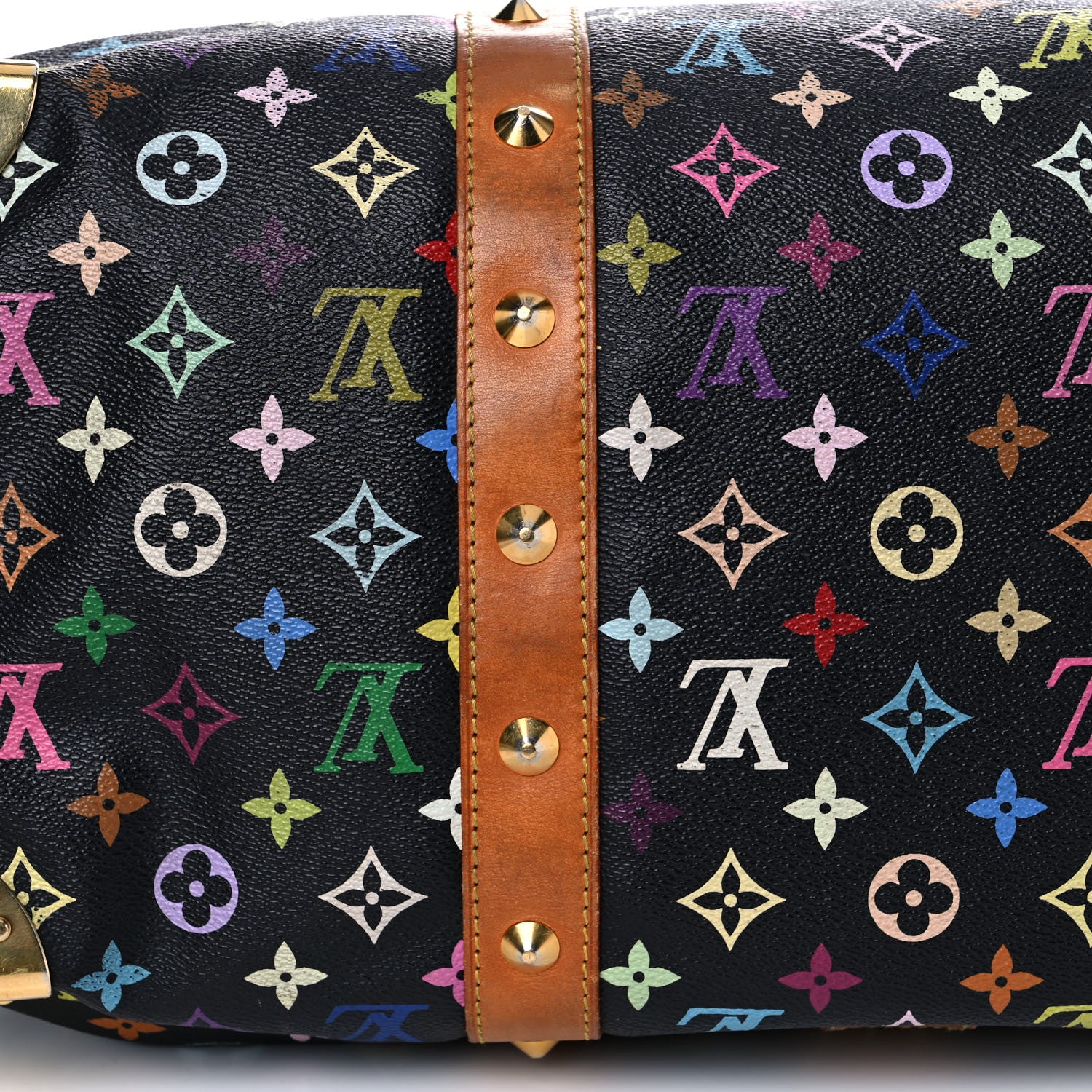 Louis Vuitton Monogram Multicolor Keepall 45 Black 19 of 44