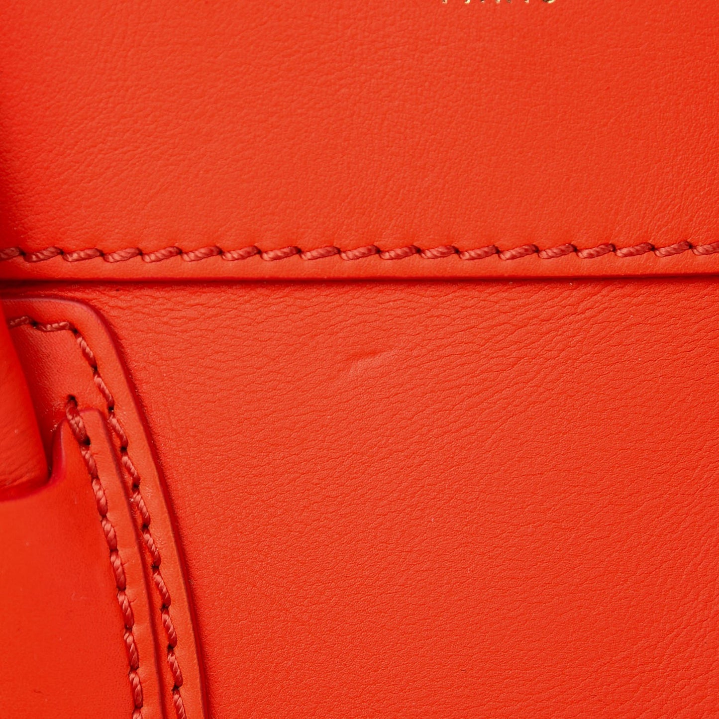 Smooth Calfskin Mini Luggage Bright Orange