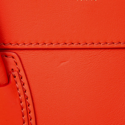 Celine Smooth Calfskin Mini Luggage Bright Orange 10 of 10